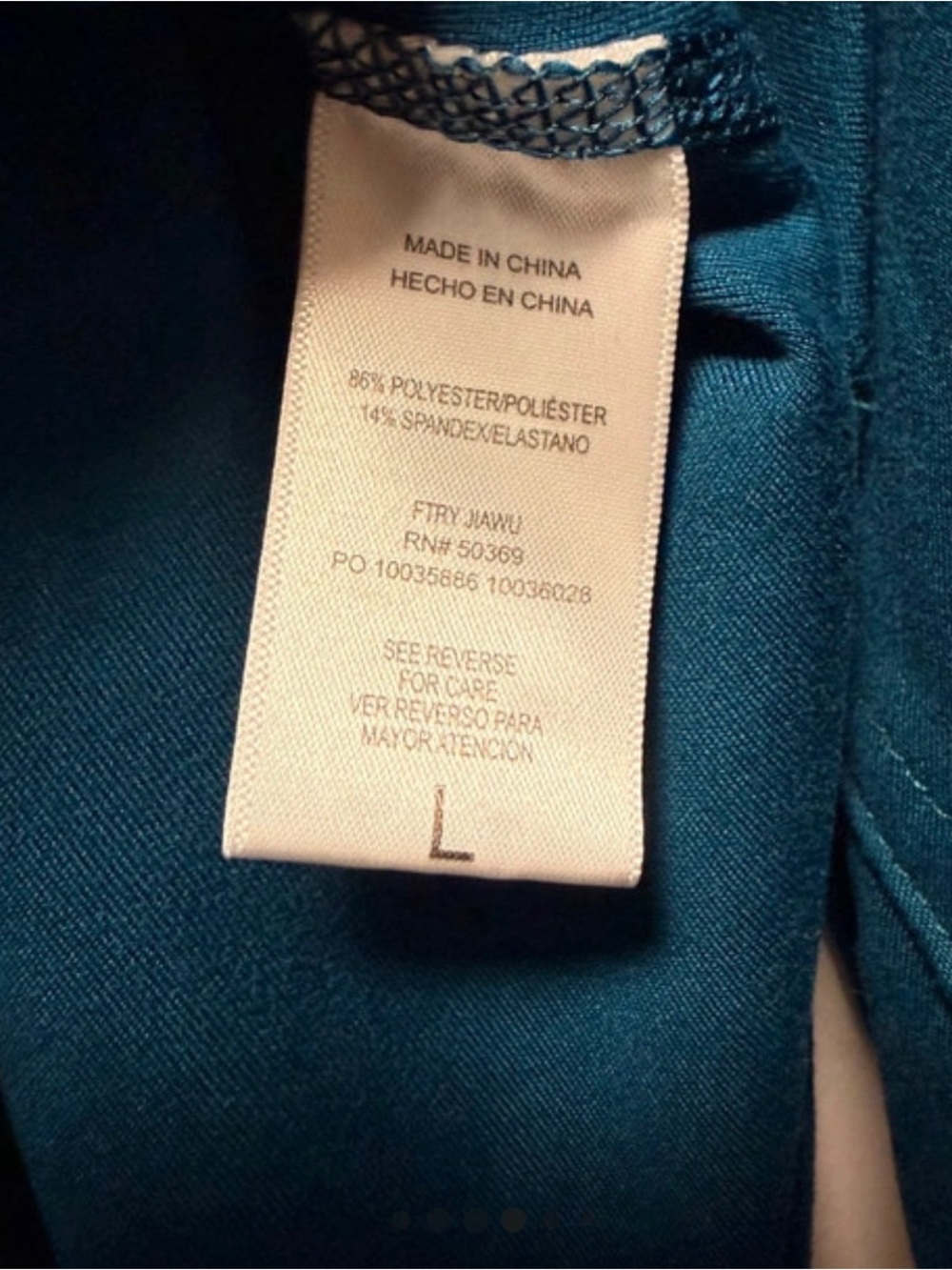 Juicy Couture Sport Teal Quarter Zip Long Sleeve Athletic Top L Y2K - Picture 5 of 5